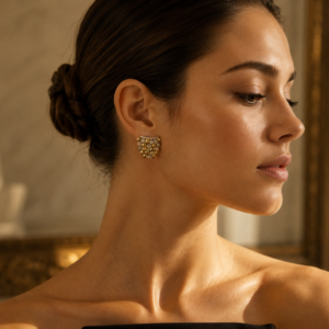 Crystal falls earrings